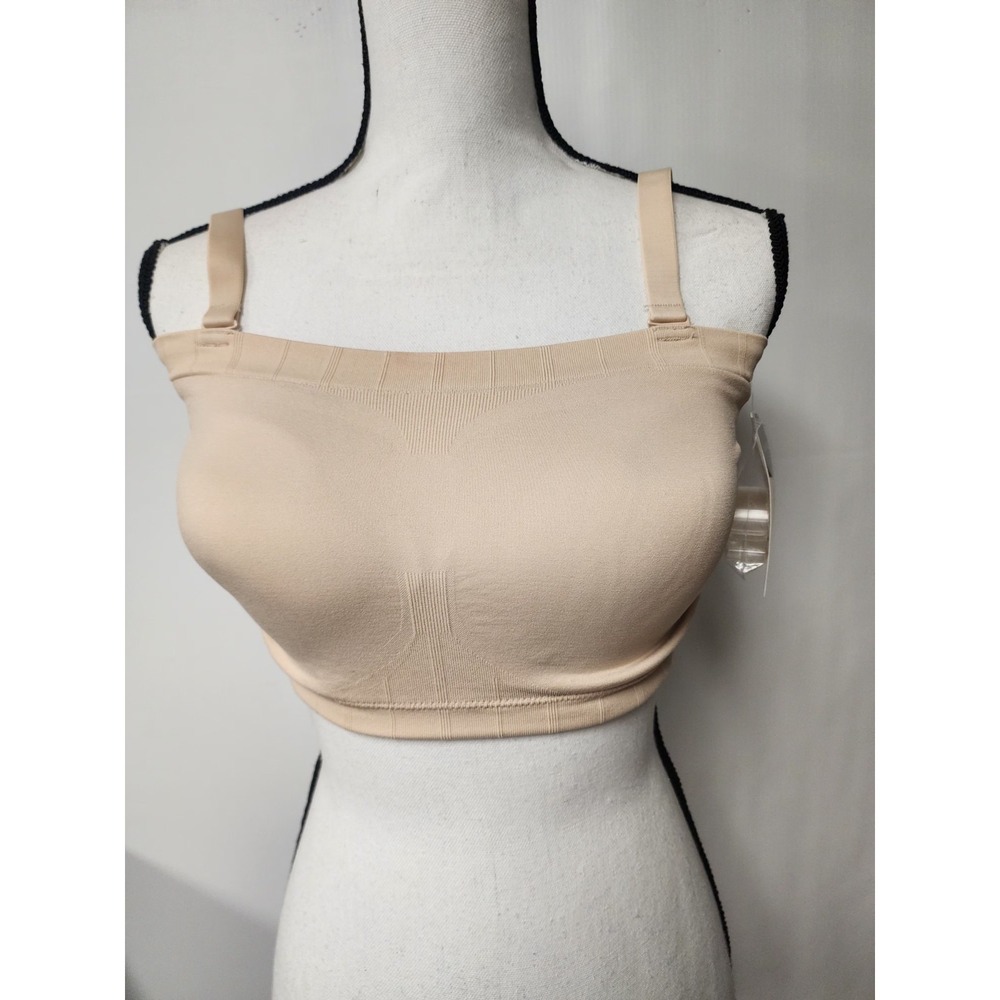 Truekind Convertible Strapless Bandeau Bra  Beige XL   NWT